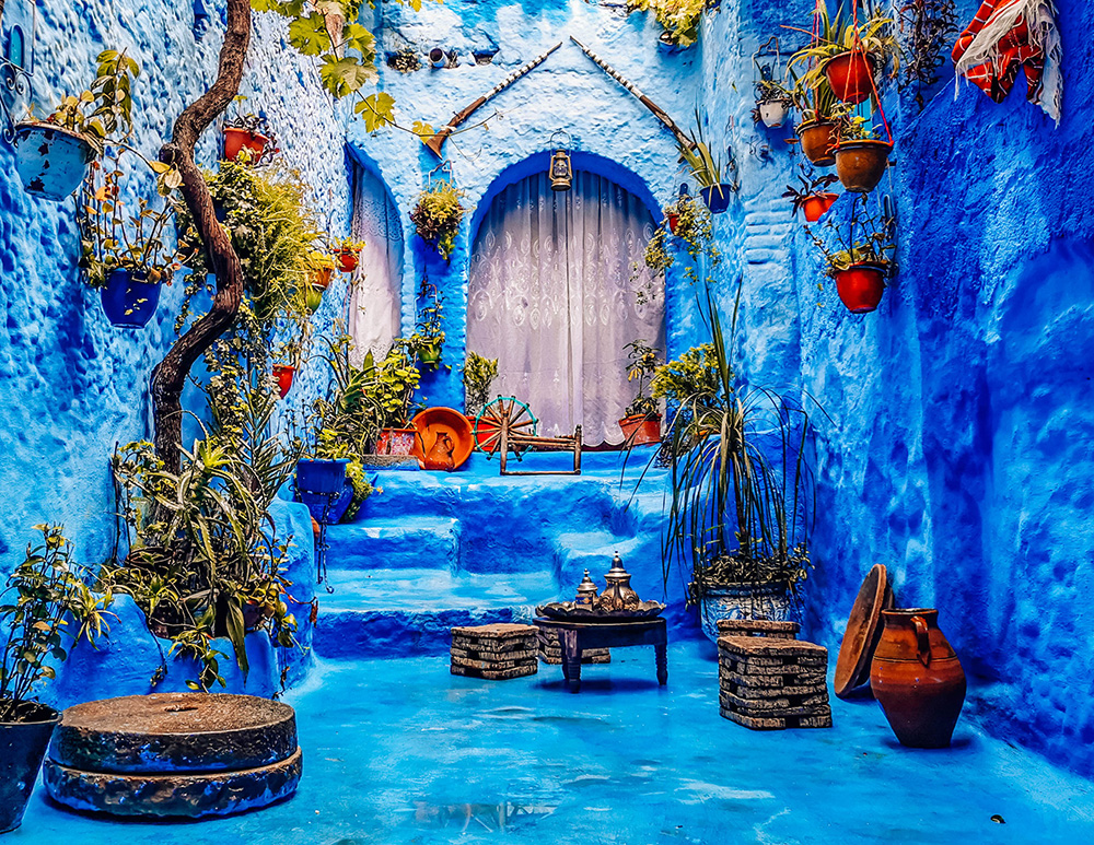 Luxury Morocco Tours: Chefcahouen The Blue City,