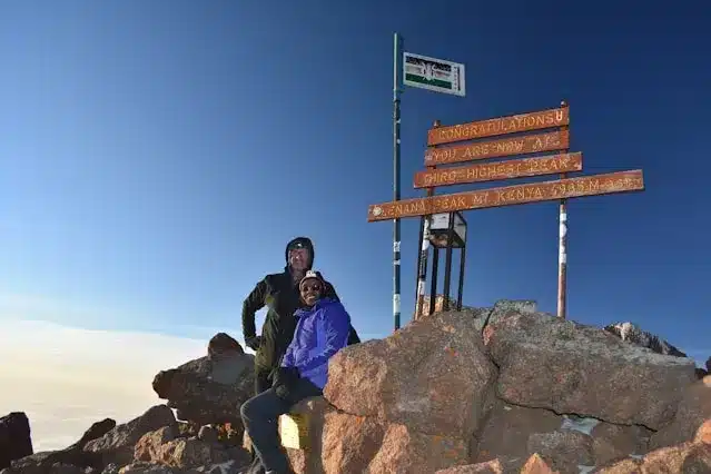 Tourists on a Hiking Experience 