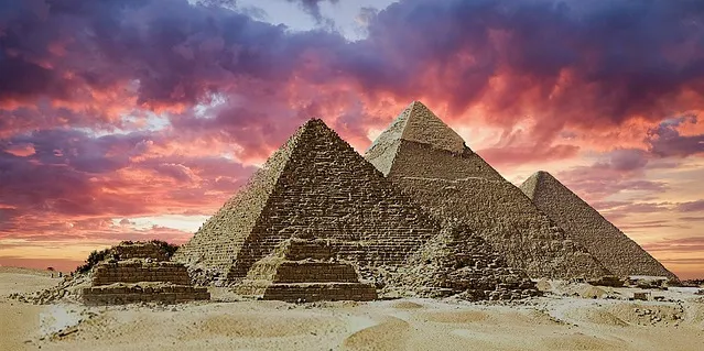 The Giza Pyramids and Sphinx