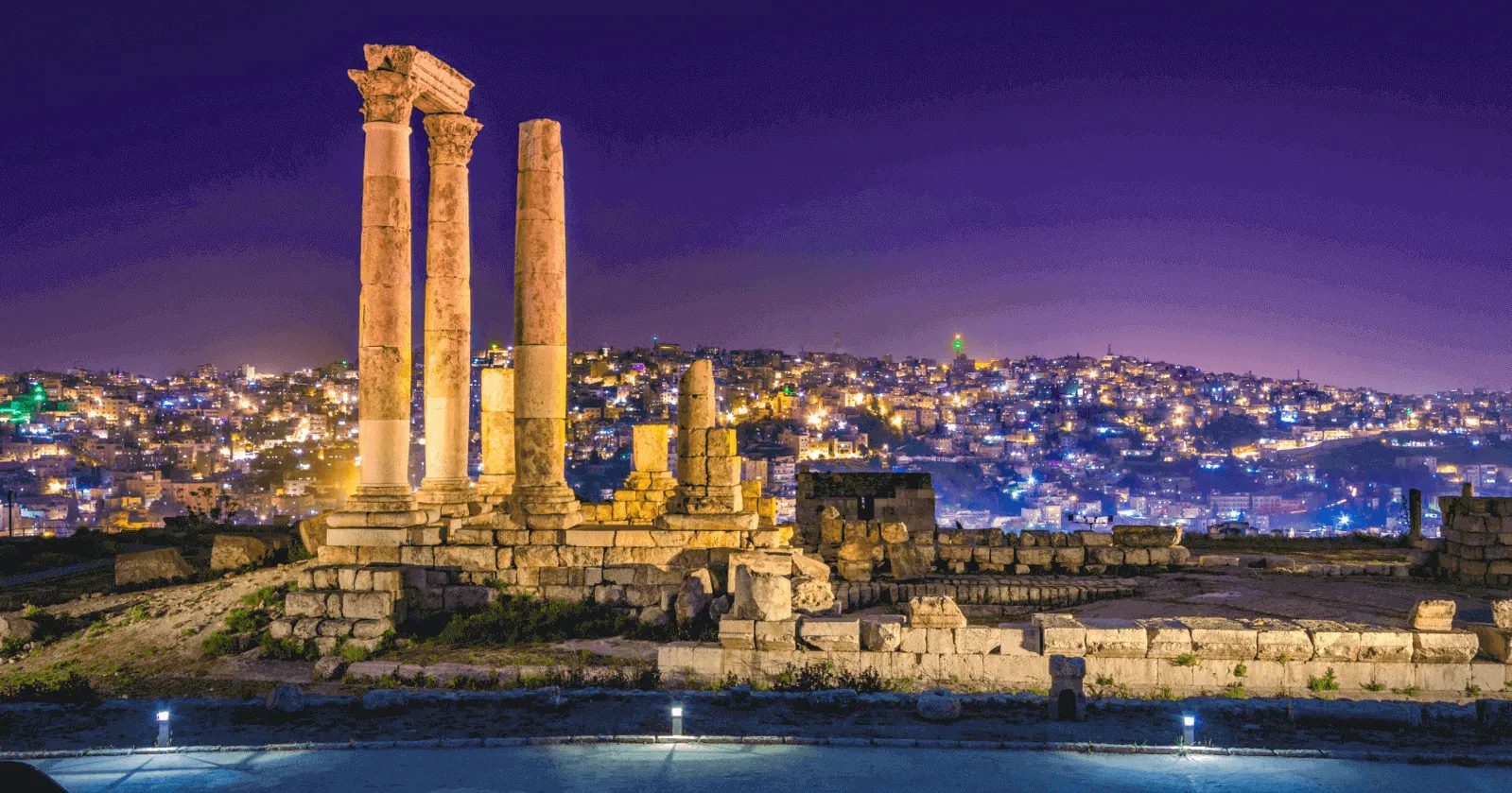 Ancient Roman cities in Amman while our Jordan itinerary 12 days